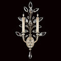 FINE ART LAMPS, CRYSTAL LAUREL SCONCE, WALL SCONCES