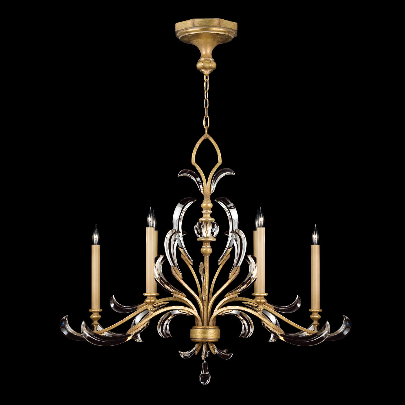 FINE ART LAMPS, BEVELED ARCS OBLONG CHANDELIER, CHANDELIER LIGHT