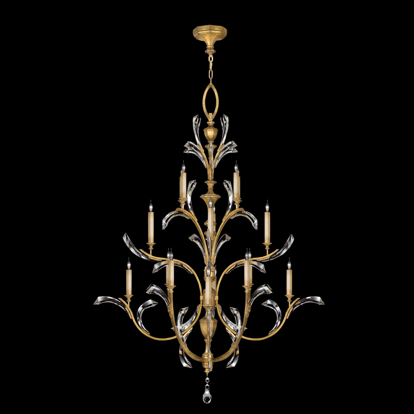 FINE ART LAMPS, BEVELED ARCS CHANDELIER, CHANDELIER LIGHT