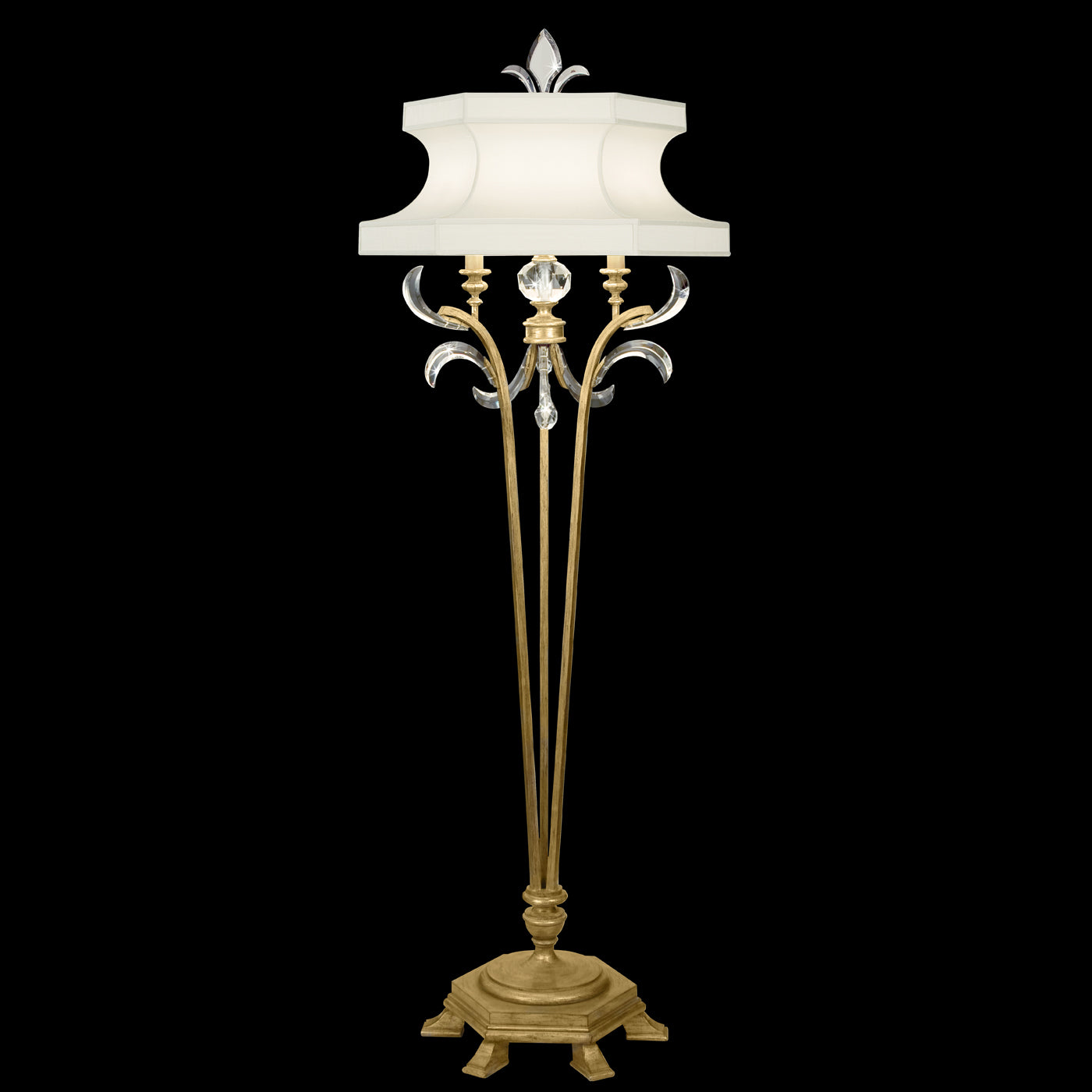FINE ART LAMPS, BEVELED ARCS FLOOR LAMP, FLOOR LAMP