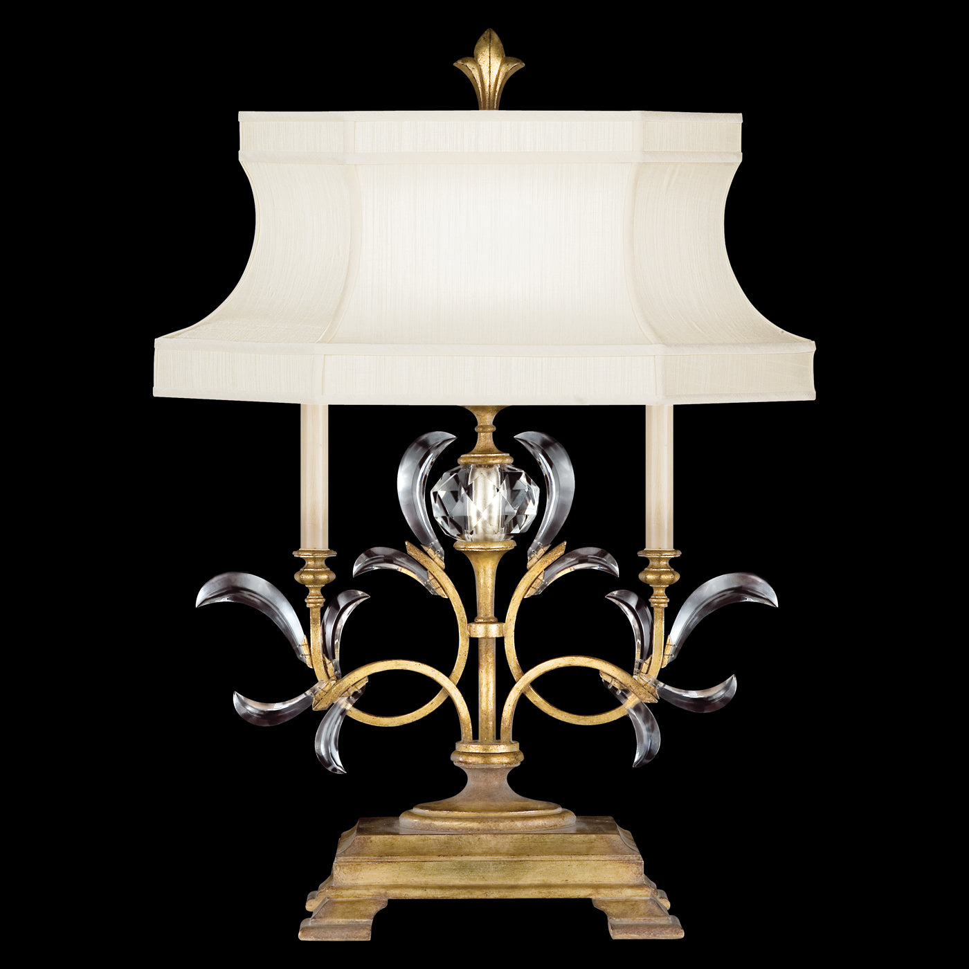 FINE ART LAMPS, BEVELED ARCS TABLE LAMP, TABLE LAMPS