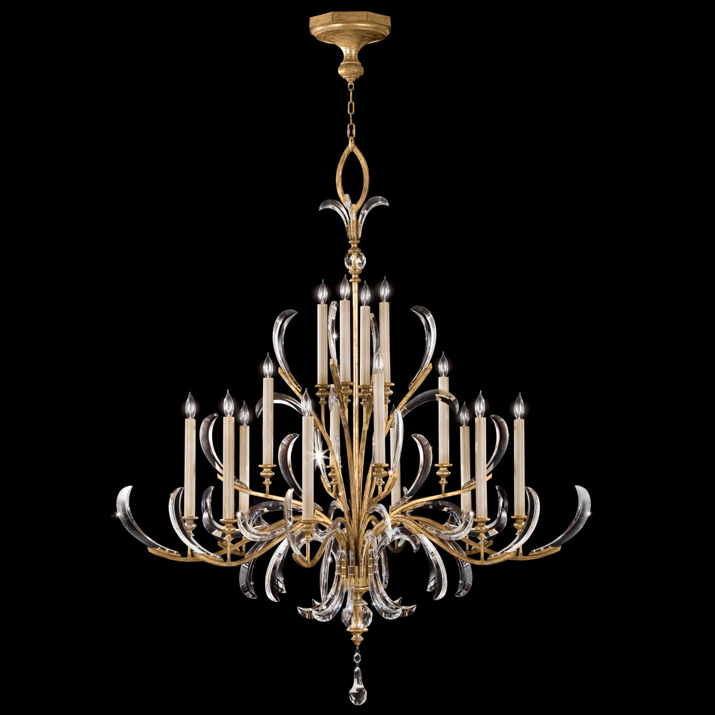 FINE ART LAMPS, BEVELED ARCS CHANDELIER, CHANDELIER LIGHT