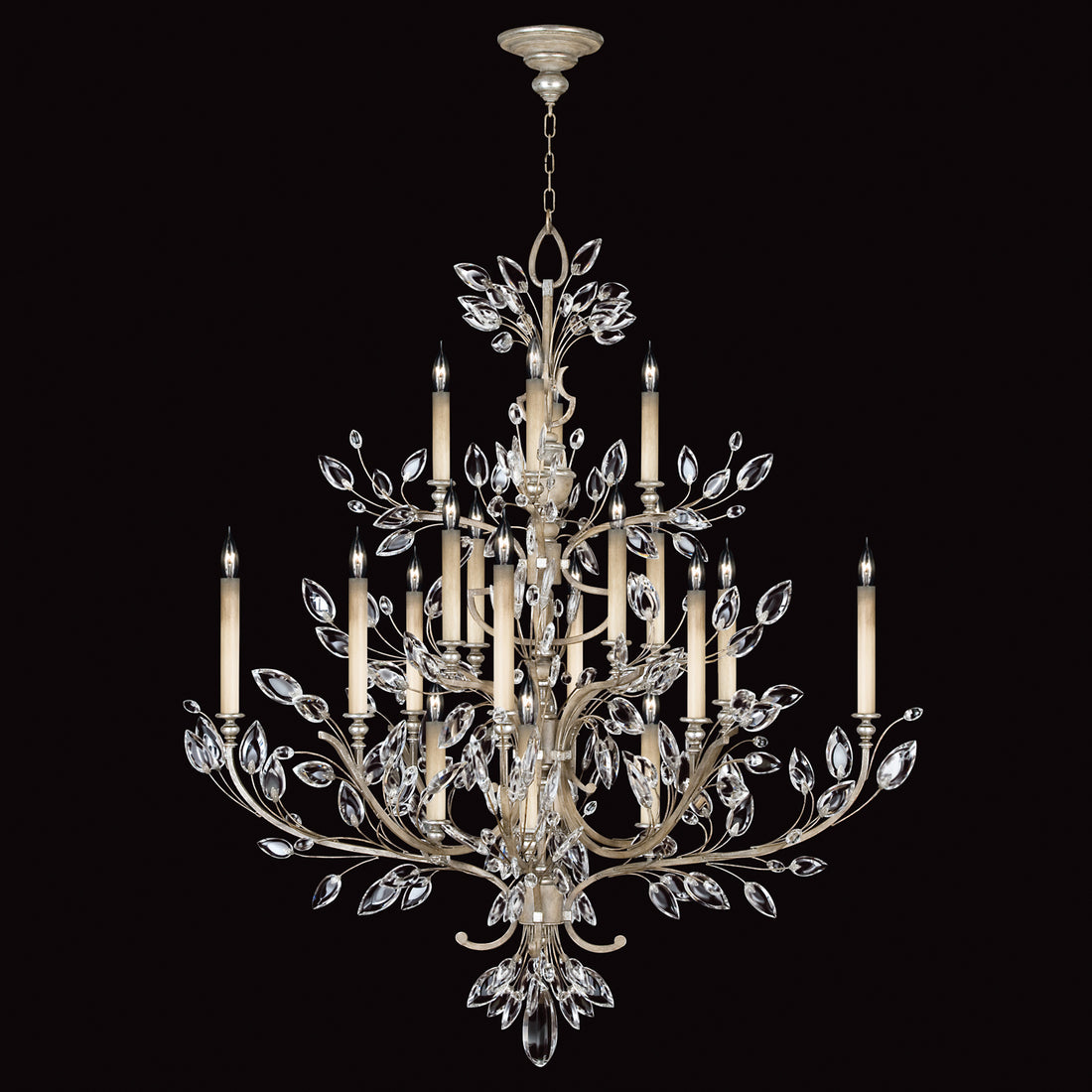 FINE ART LAMPS, CRYSTAL LAUREL CHANDELIER, CHANDELIER LIGHT