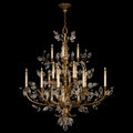 FINE ART LAMPS, CRYSTAL LAUREL CHANDELIER, CHANDELIER LIGHT