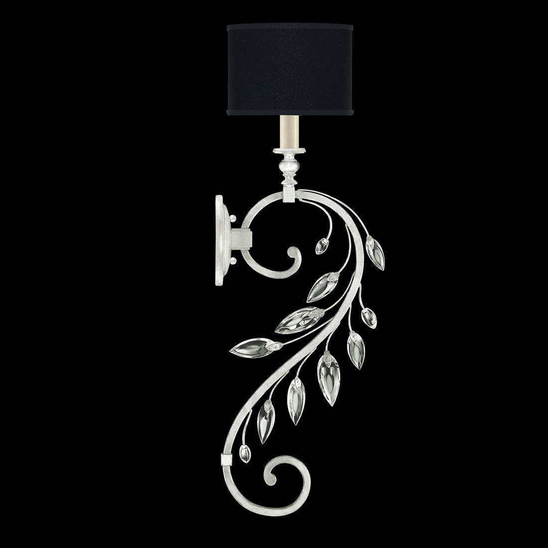 FINE ART LAMPS, CRYSTAL LAUREL SCONCE, WALL SCONCES