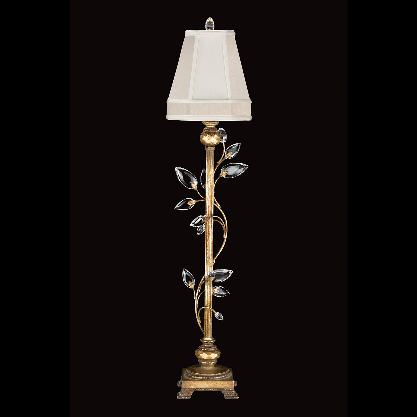 FINE ART LAMPS, CRYSTAL LAUREL CONSOLE LAMP, TABLE LAMPS