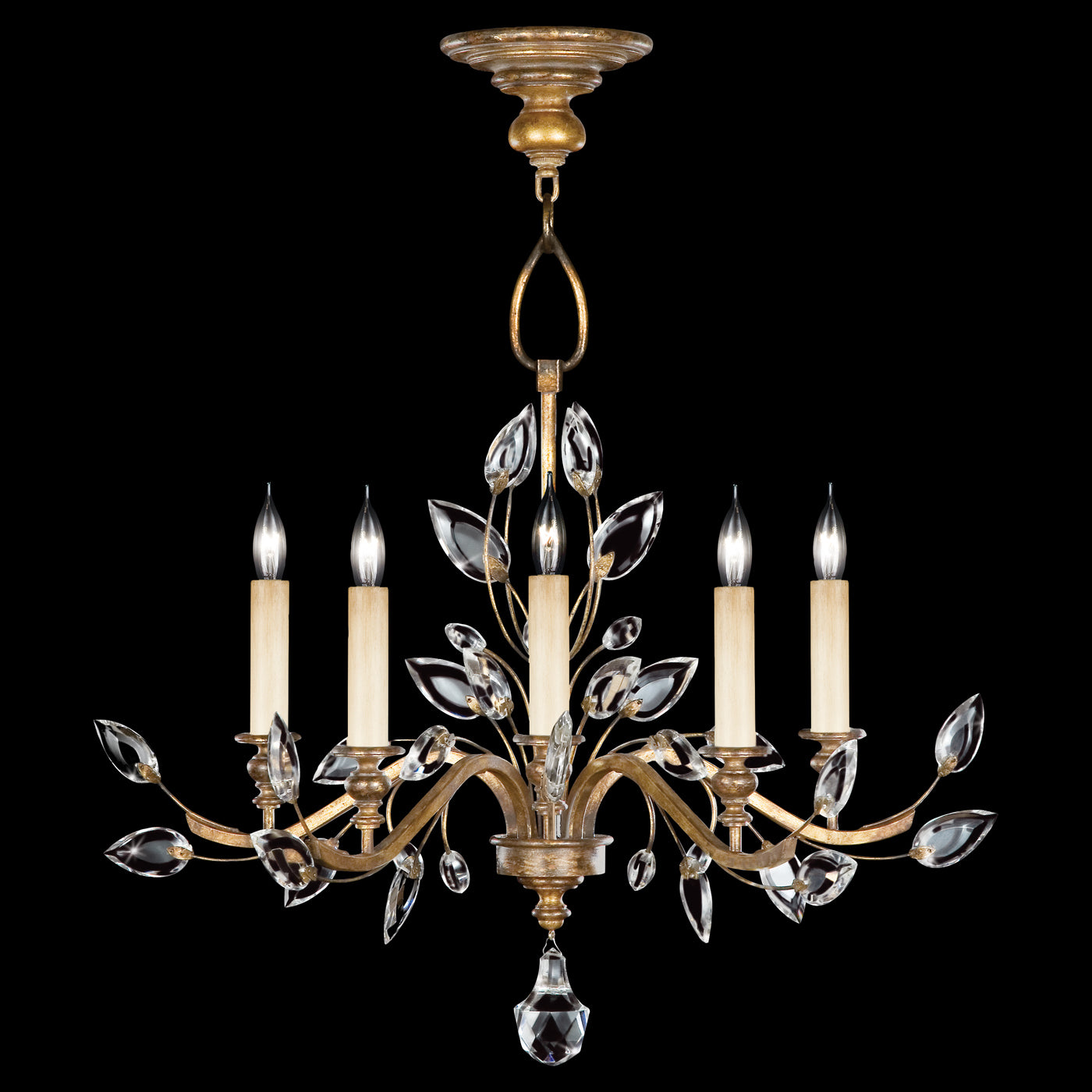 FINE ART LAMPS, CRYSTAL LAUREL CHANDELIER, CHANDELIER LIGHT