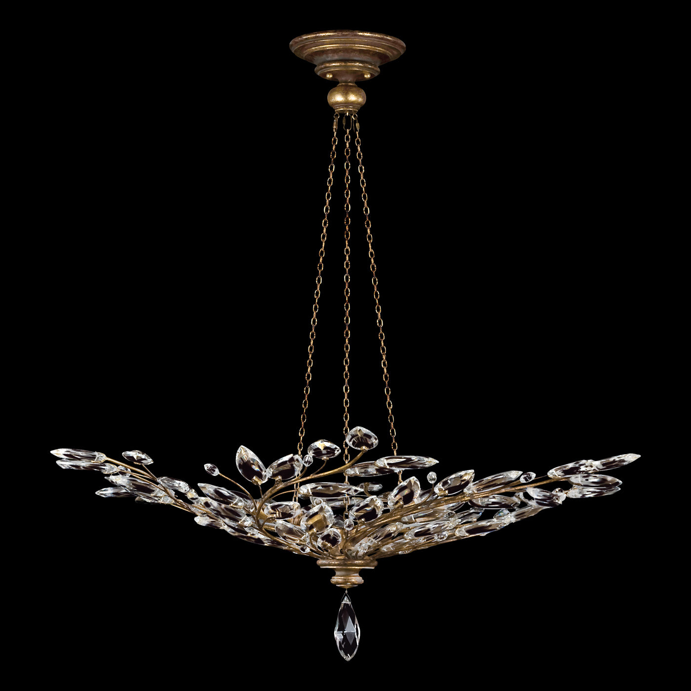 FINE ART LAMPS, CRYSTAL LAUREL PENDANT, PENDANT LIGHT
