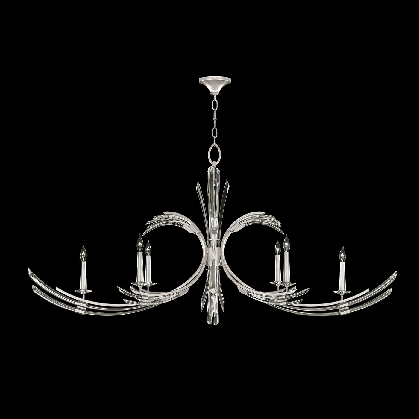 FINE ART LAMPS, TREVI OBLONG CHANDELIER, CHANDELIER LIGHT