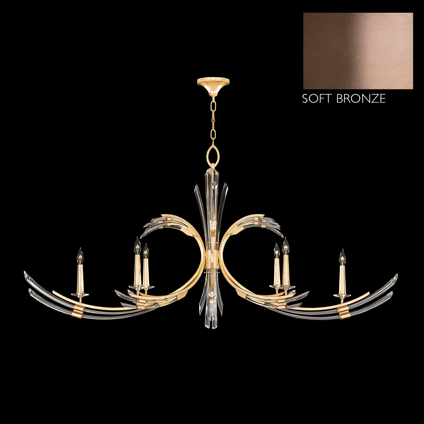 FINE ART LAMPS, TREVI OBLONG CHANDELIER, CHANDELIER LIGHT