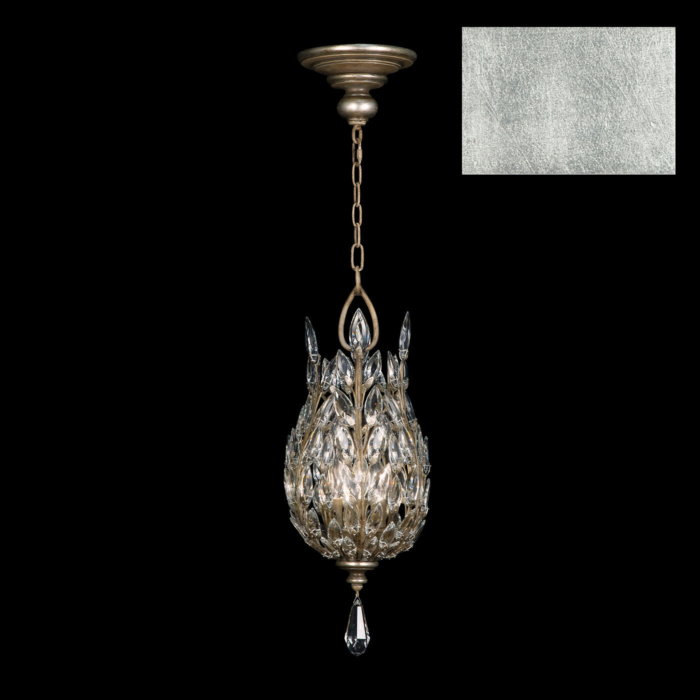 FINE ART LAMPS, CRYSTAL LAUREL PENDANT, PENDANT LIGHT