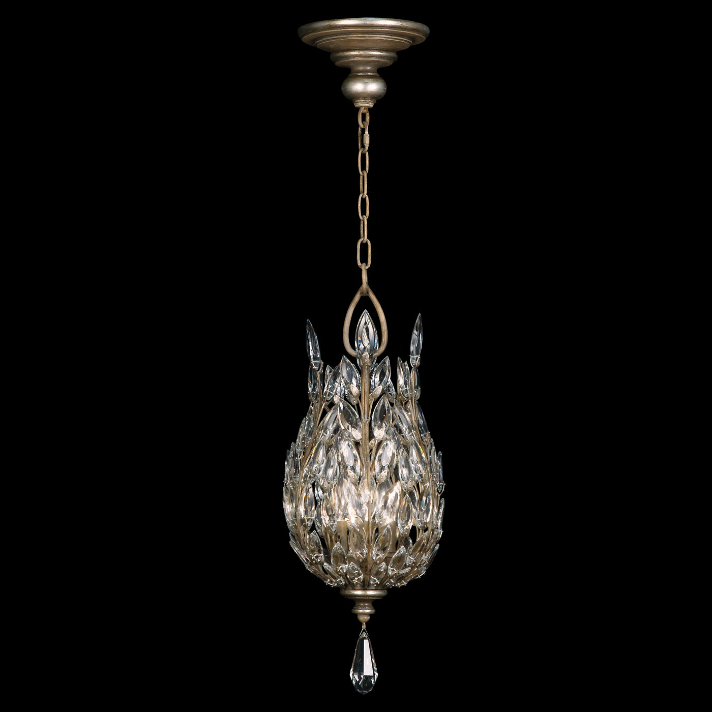 FINE ART LAMPS, CRYSTAL LAUREL PENDANT, PENDANT LIGHT