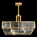FINE ART LAMPS, CRYSTAL ENCHANTMENT SQUARE PENDANT, PENDANT LIGHT