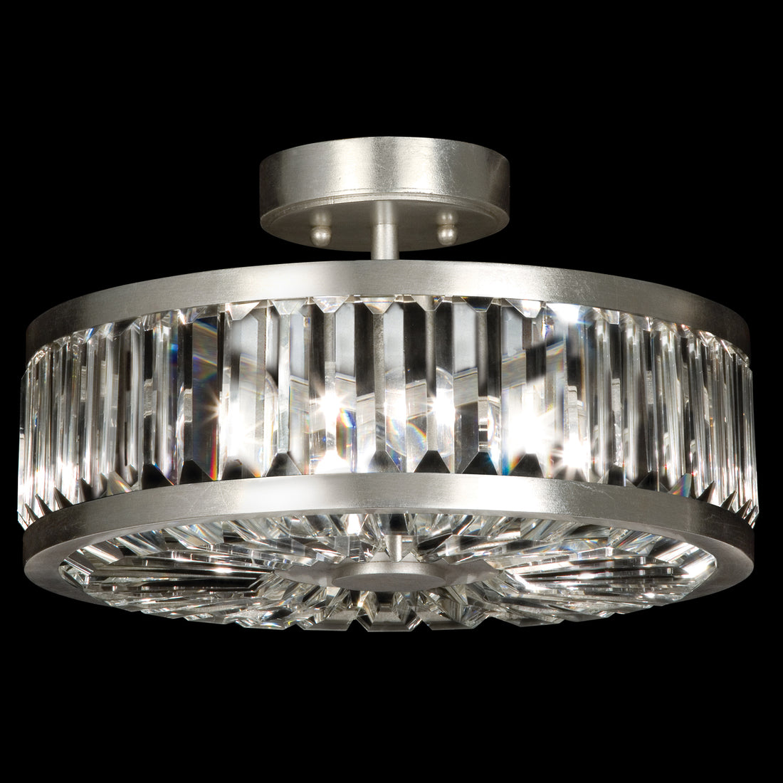 FINE ART LAMPS, CRYSTAL ENCHANTMENT SEMI-FLUSH MOUNT, FLUSH MOUNT CEILING LIGHTS