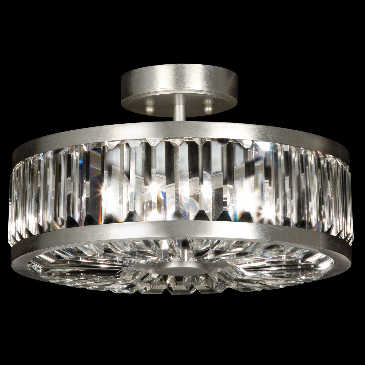 FINE ART LAMPS, CRYSTAL ENCHANTMENT SEMI-FLUSH MOUNT, FLUSH MOUNT CEILING LIGHTS