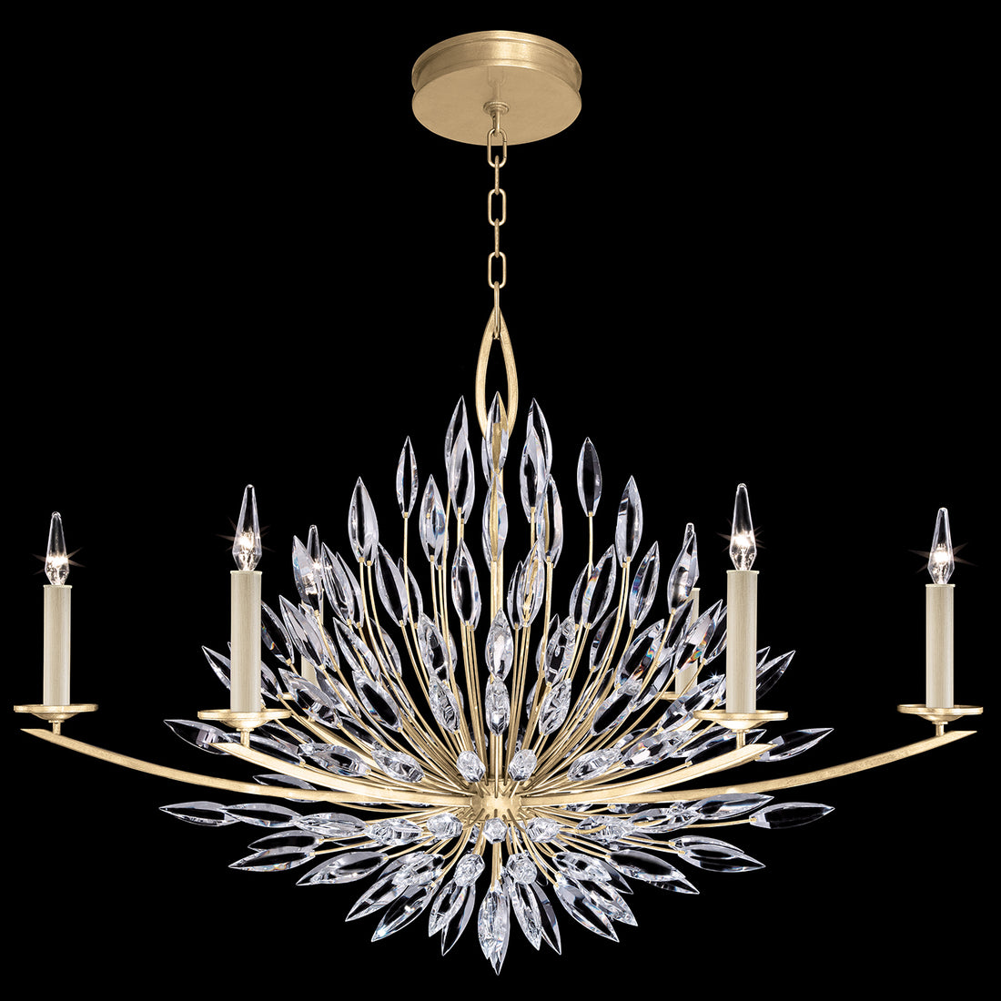FINE ART LAMPS, LILY BUDS OBLONG CHANDELIER, CHANDELIER LIGHT