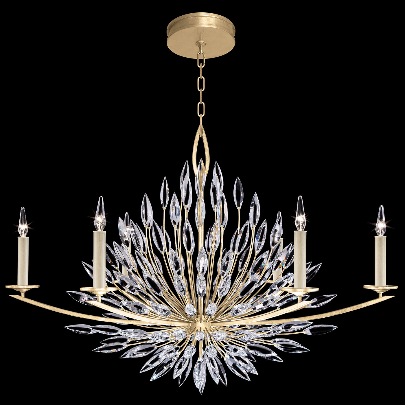 FINE ART LAMPS, LILY BUDS OBLONG CHANDELIER, CHANDELIER LIGHT