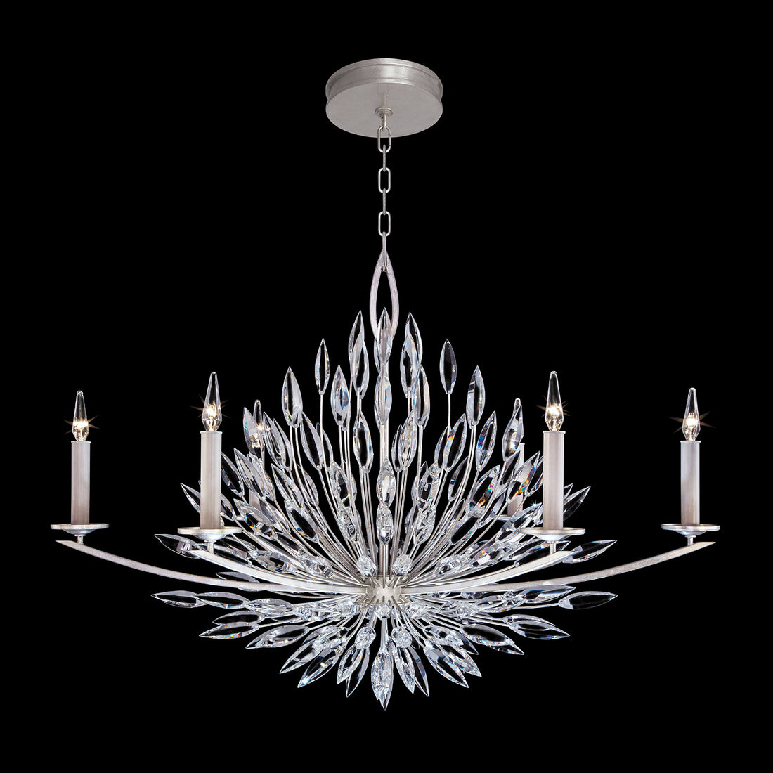 FINE ART LAMPS, LILY BUDS OBLONG CHANDELIER, CHANDELIER LIGHT