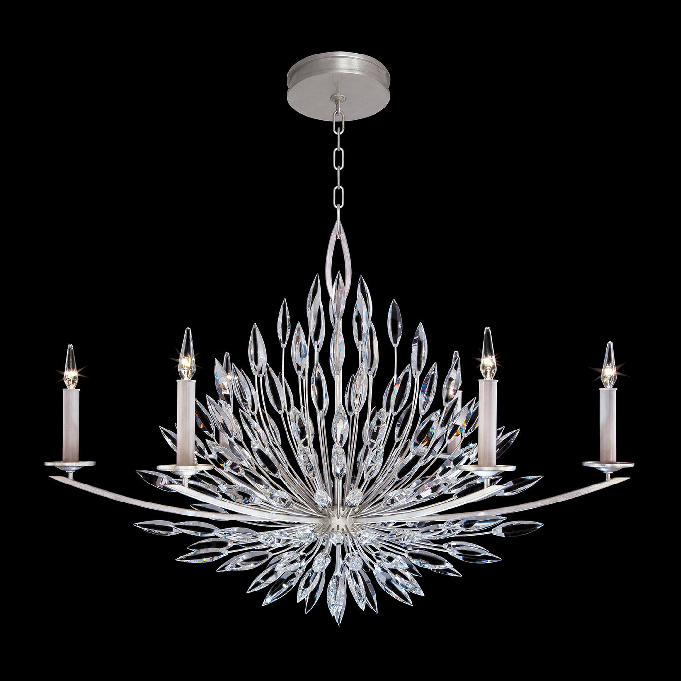 FINE ART LAMPS, LILY BUDS OBLONG CHANDELIER, CHANDELIER LIGHT
