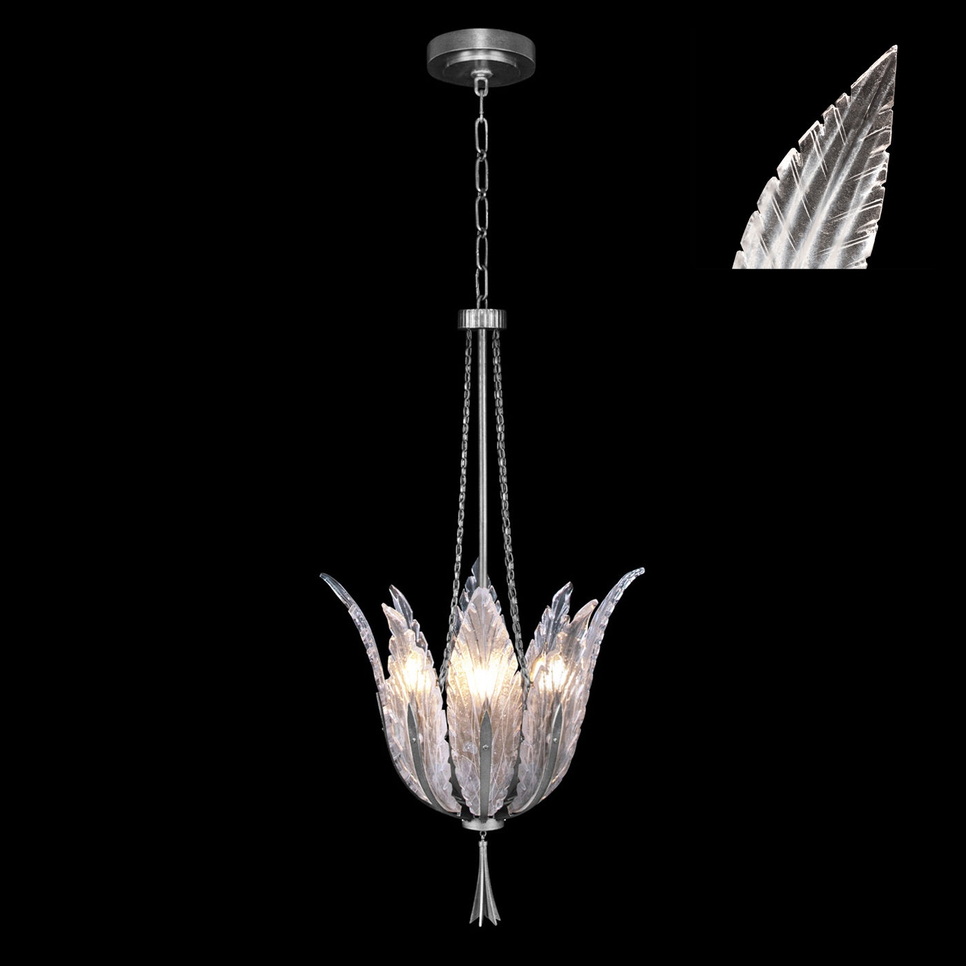 FINE ART LAMPS, PLUME PENDANT, PENDANT LIGHT