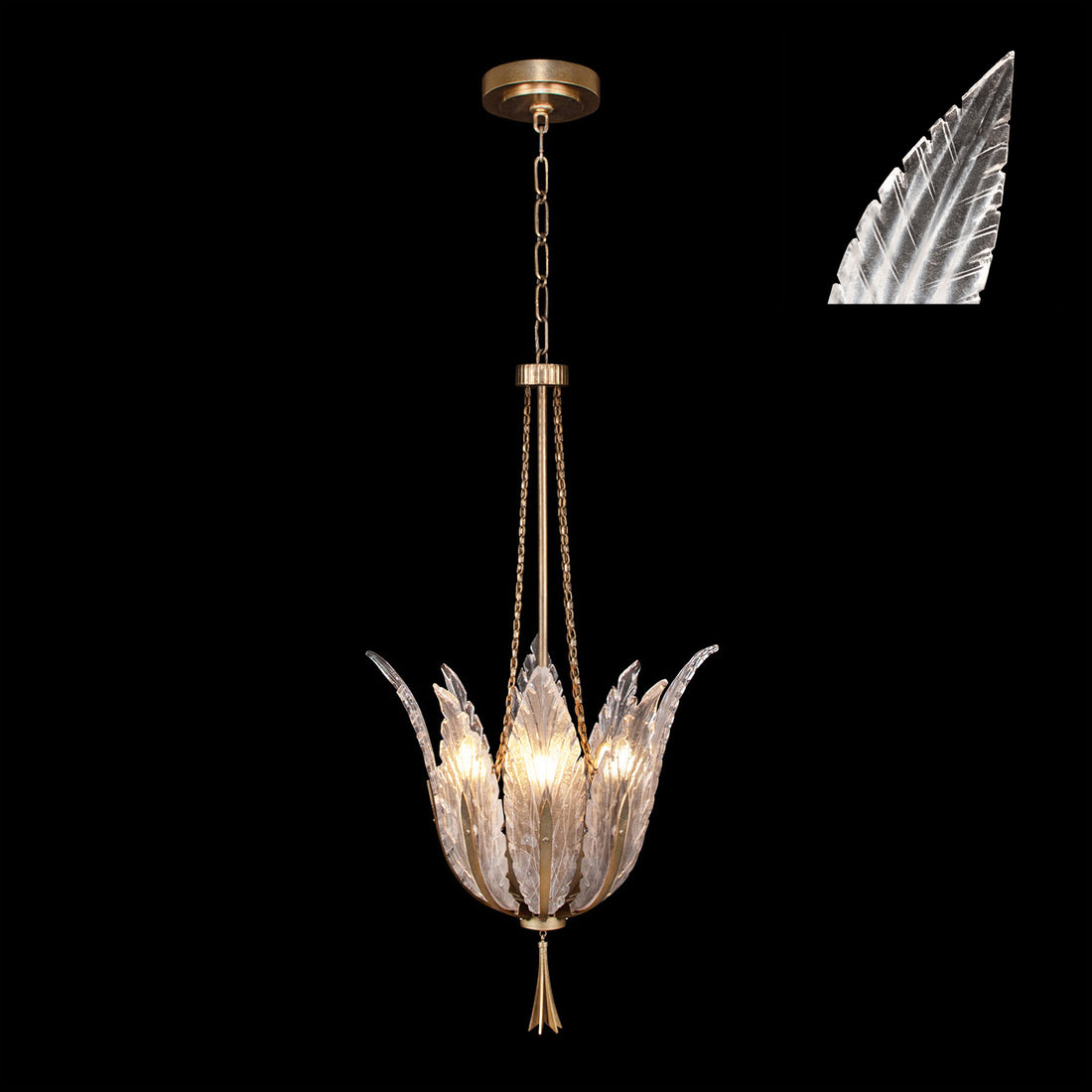FINE ART LAMPS, PLUME PENDANT, PENDANT LIGHT