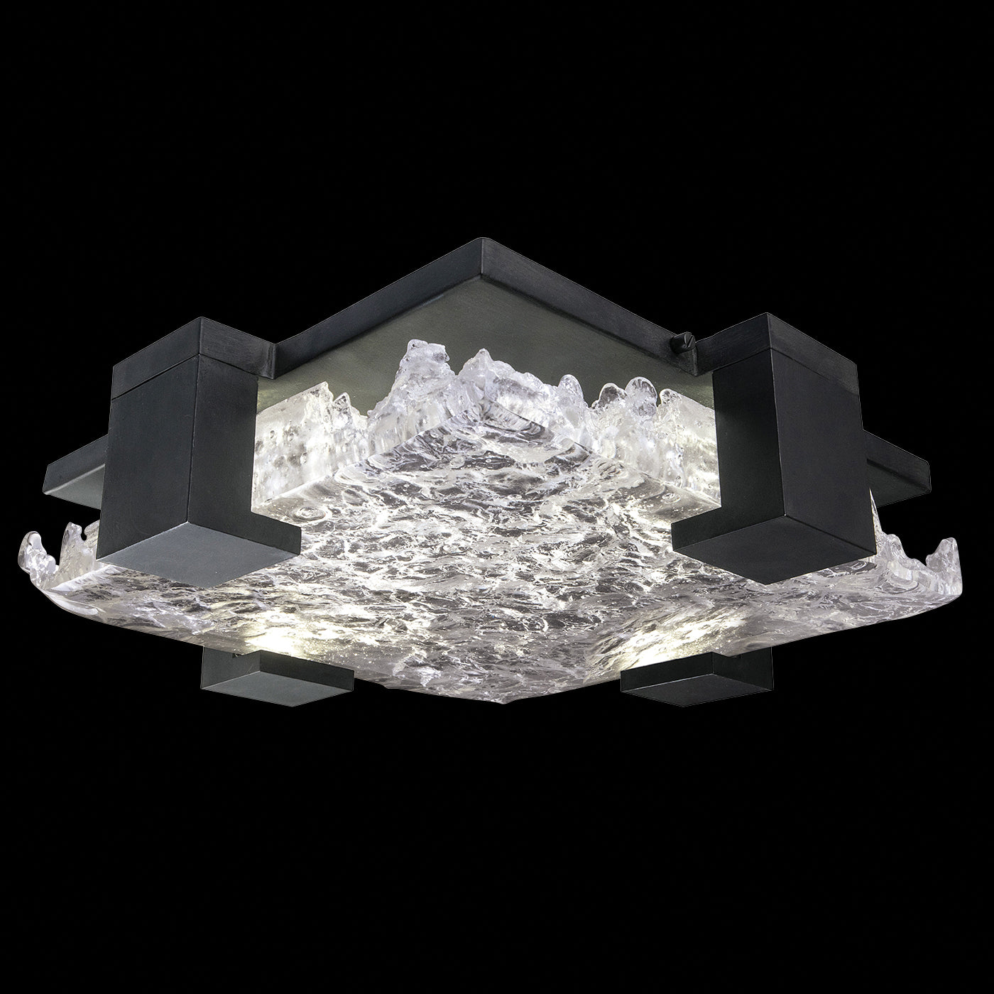 FINE ART LAMPS, TERRA SQUARE FLUSH MOUNT, FLUSH MOUNT CEILING LIGHTS