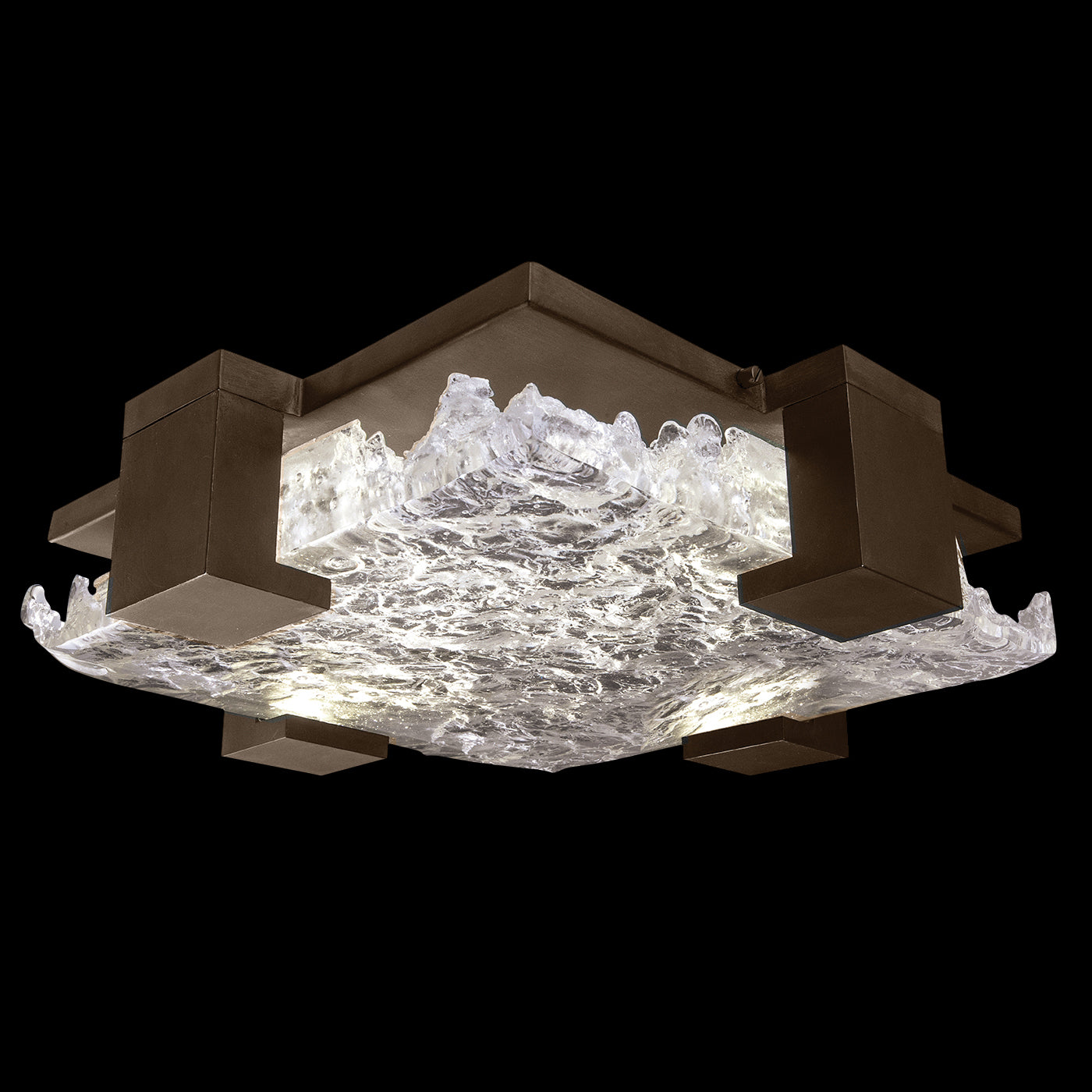 FINE ART LAMPS, TERRA SQUARE FLUSH MOUNT, FLUSH MOUNT CEILING LIGHTS