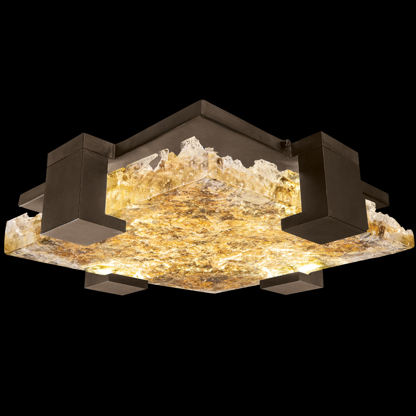 FINE ART LAMPS, TERRA SQUARE FLUSH MOUNT, FLUSH MOUNT CEILING LIGHTS