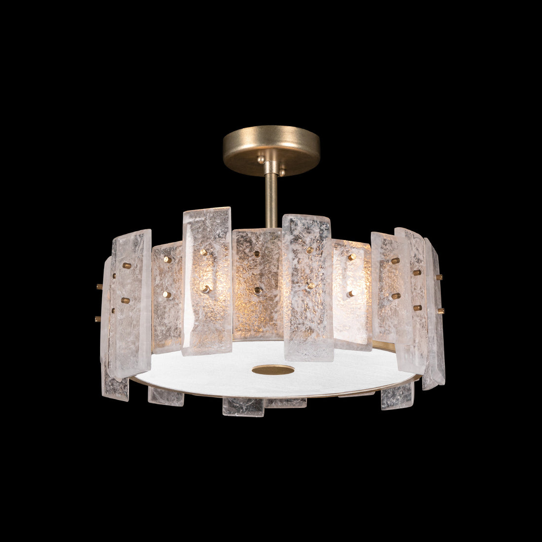 FINE ART LAMPS, LUNEA SEMI-FLUSH MOUNT, FLUSH MOUNT CEILING LIGHTS