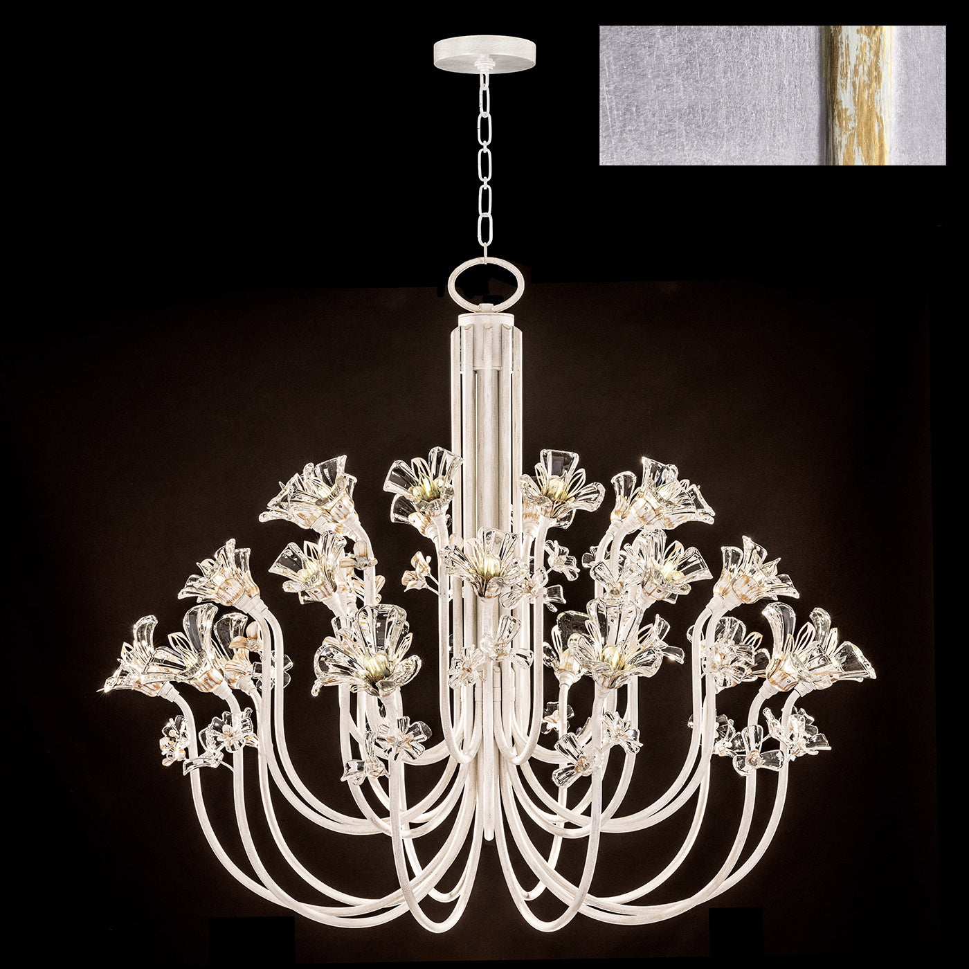 FINE ART LAMPS, AZU CHANDELIER, CHANDELIER LIGHT