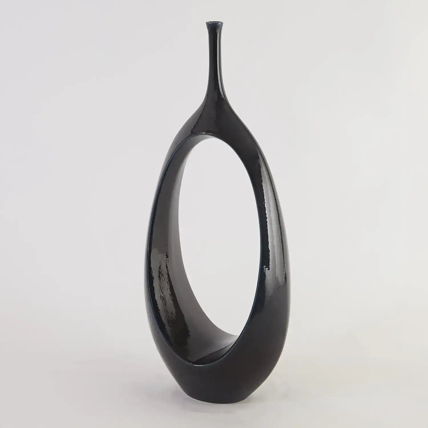 GLOBAL VIEWS OPEN OVAL RING VASE - Decorative Accents