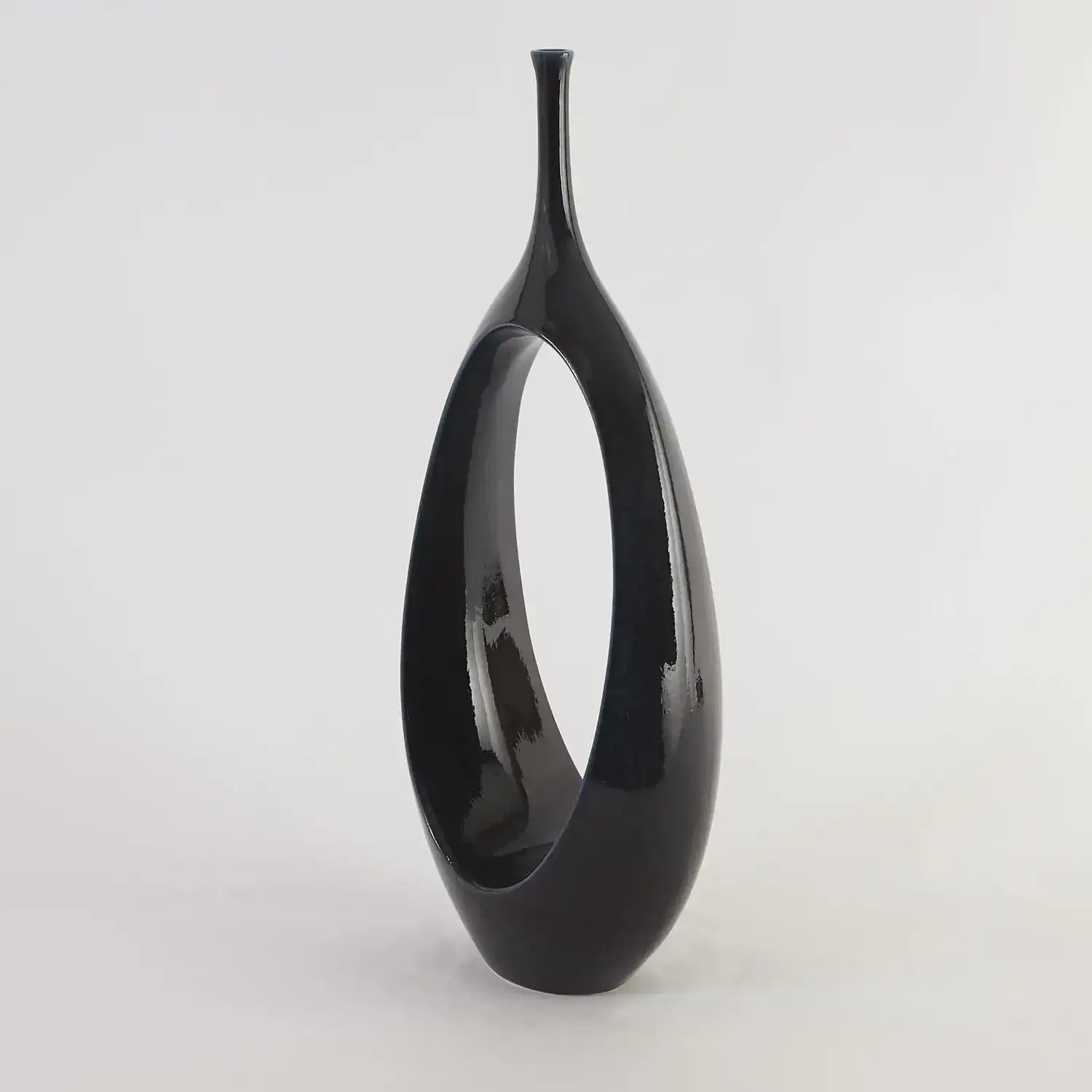 GLOBAL VIEWS OPEN OVAL RING VASE - Decorative Accents