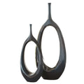 GLOBAL VIEWS OPEN OVAL RING VASE - Decorative Accents