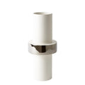 GLOBAL VIEWS SILVER RING VASE - Decorative Accents