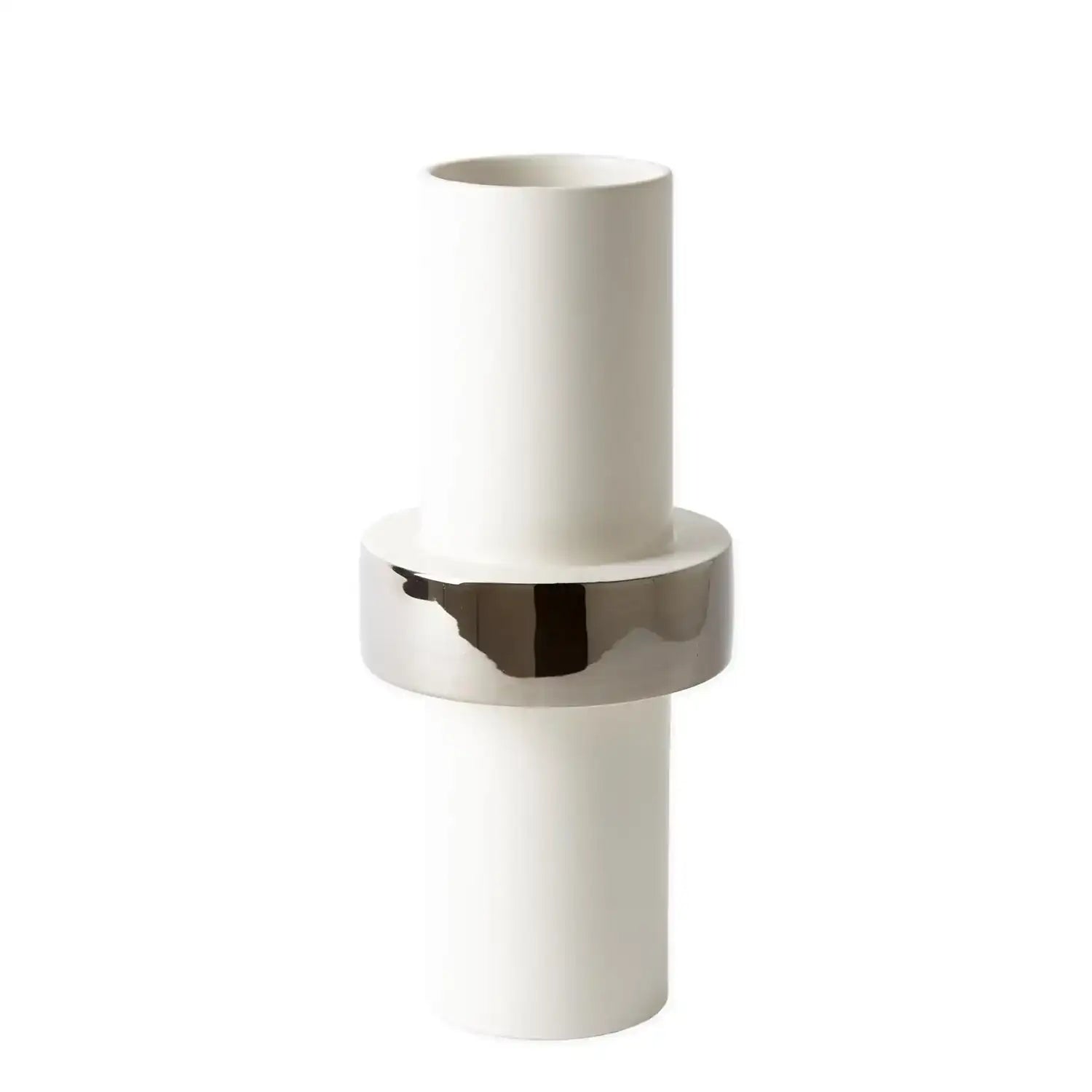 GLOBAL VIEWS SILVER RING VASE - Decorative Accents