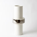 GLOBAL VIEWS SILVER RING VASE - Decorative Accents