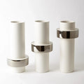 GLOBAL VIEWS SILVER RING VASE - Decorative Accents
