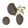 GLOBAL VIEWS S/3 PEBBLE WALL VASES - Decorative Accents