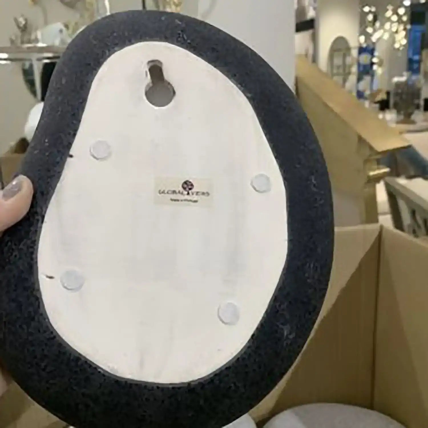 GLOBAL VIEWS S/3 PEBBLE WALL VASES - Decorative Accents