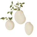 GLOBAL VIEWS S/3 PEBBLE WALL VASES - Decorative Accents