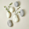 GLOBAL VIEWS S/3 PEBBLE WALL VASES - Decorative Accents
