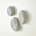 GLOBAL VIEWS S/3 PEBBLE WALL VASES - Decorative Accents
