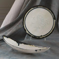 GLOBAL VIEWS GLASS DRIP CANOE BOWL - Decorative Accents