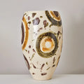 GLOBAL VIEWS EARTHTONE SPOTS VASE - Decorative Accents