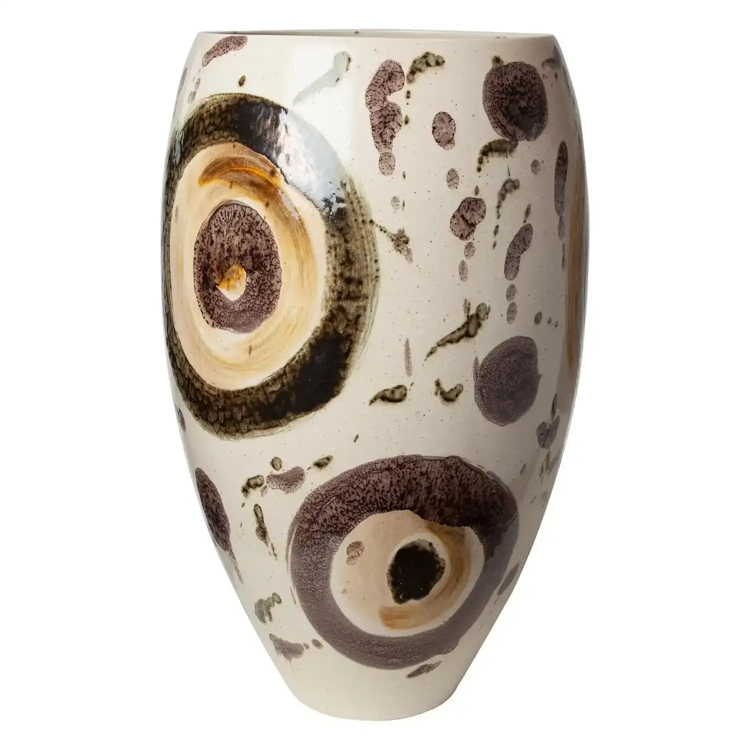 GLOBAL VIEWS EARTHTONE SPOTS VASE - Decorative Accents
