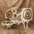 GLOBAL VIEWS EARTHTONE SPOTS BOWL - Decorative Accents