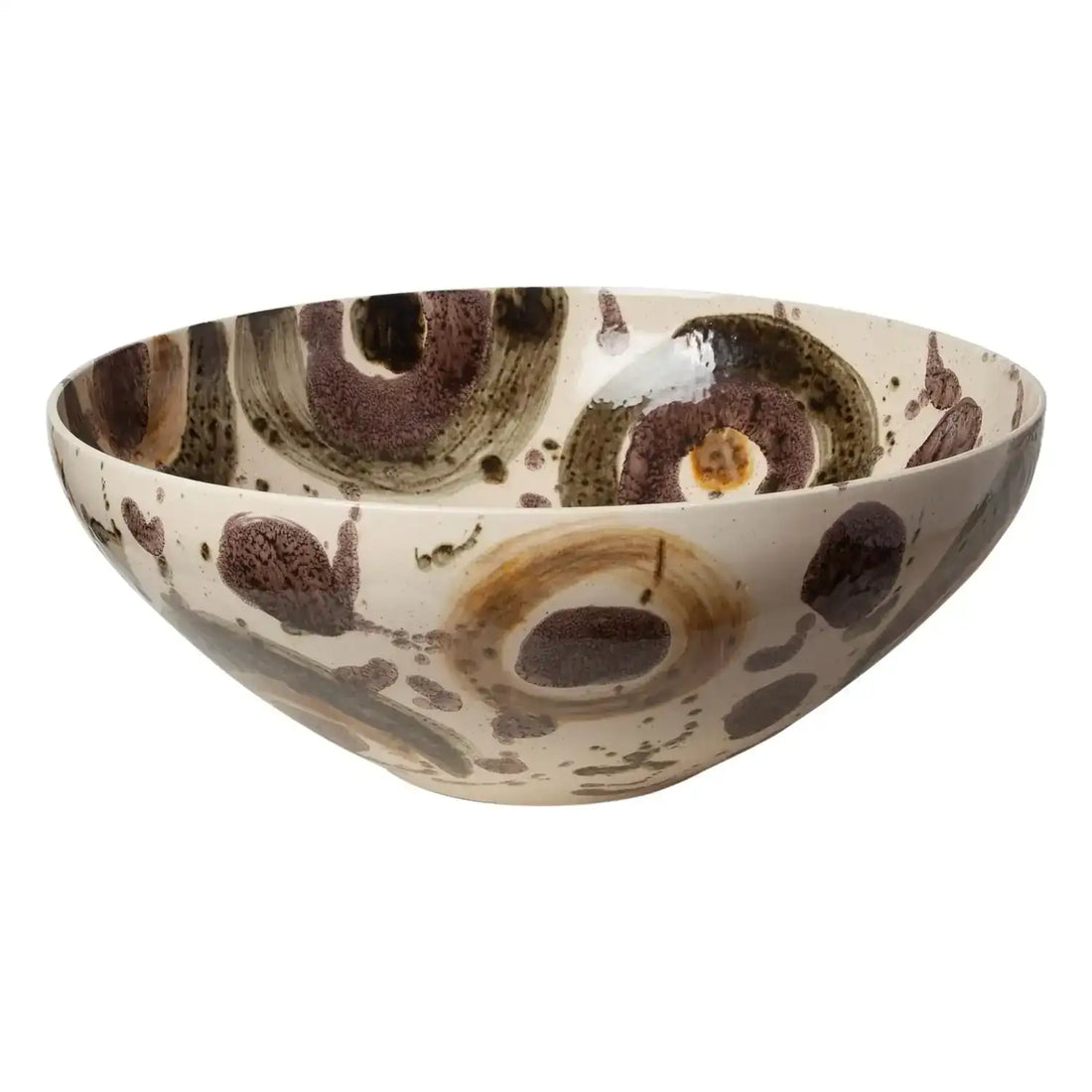 GLOBAL VIEWS EARTHTONE SPOTS BOWL - Decorative Accents