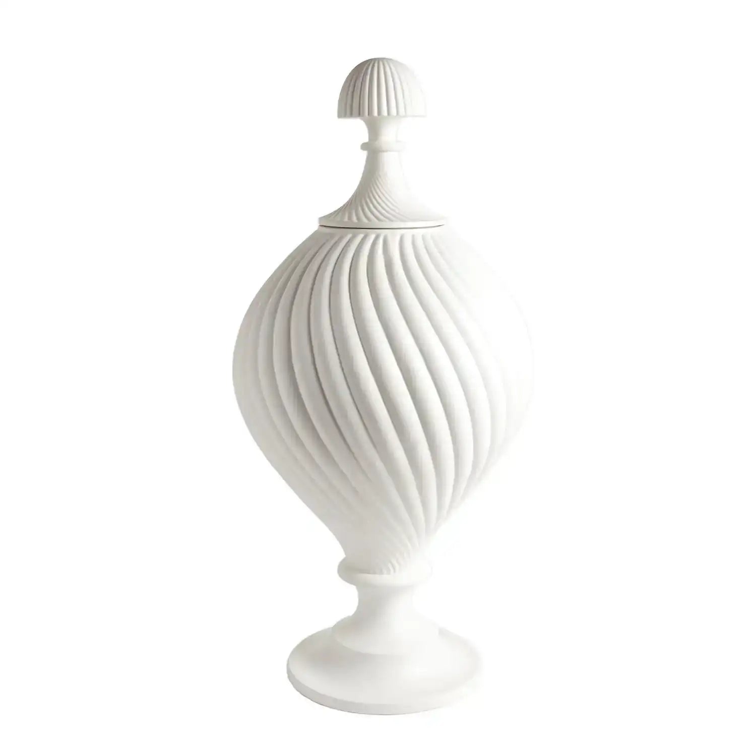 GLOBAL VIEWS GRANDE SWIRL JAR - Decorative Accents