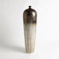 GLOBAL VIEWS REACTIVE BRONZE STRIPE VESSEL - Decorative Accents