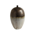 GLOBAL VIEWS REACTIVE BRONZE STRIPE VESSEL - Decorative Accents